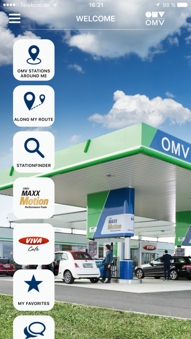 OMV Filling Stations Screenshot