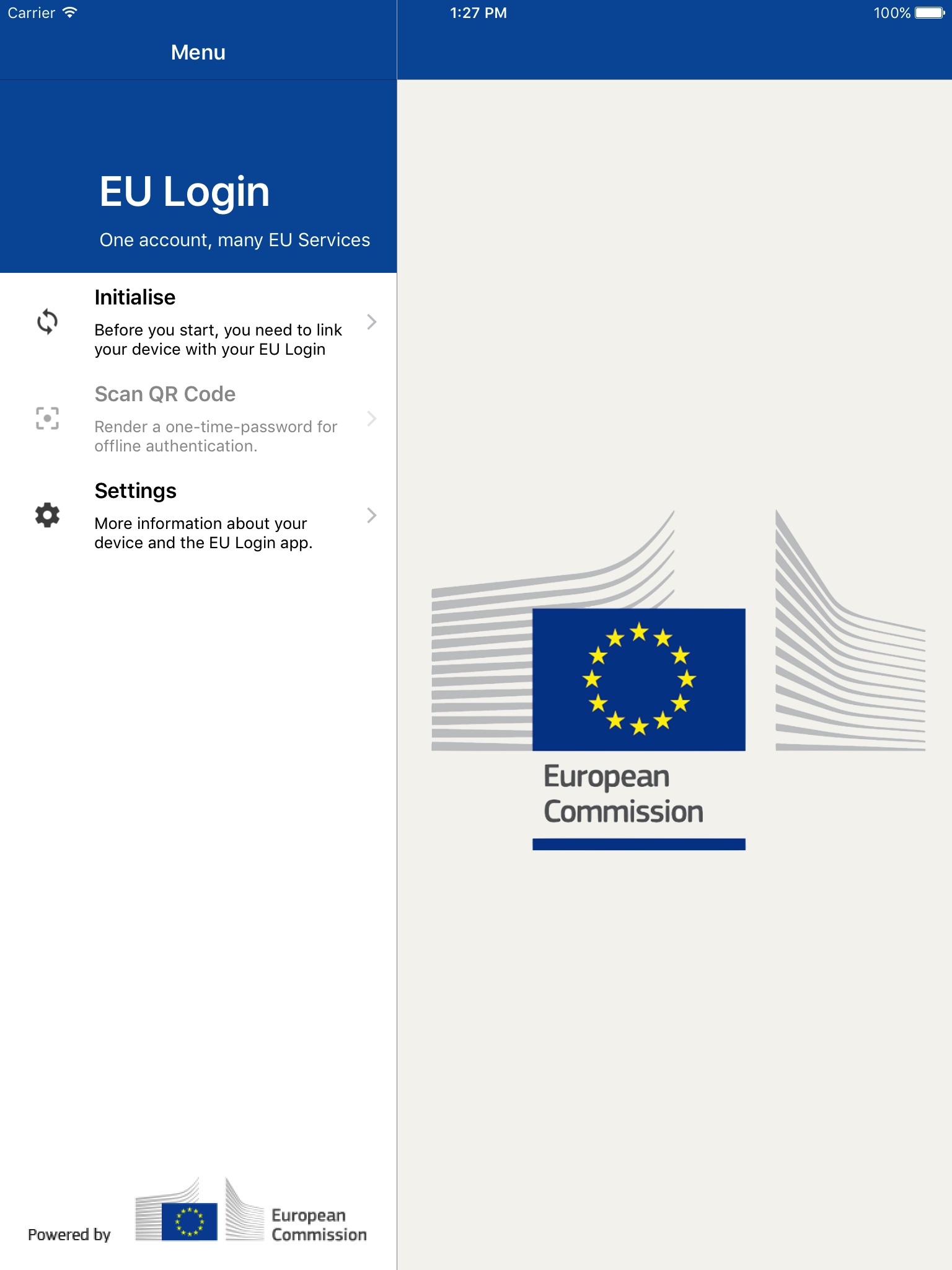 EU Login screenshot 2