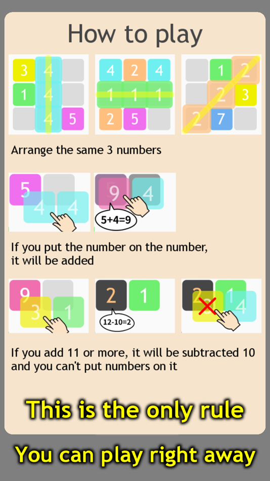 #2. Number Tic-Tac-Toe IQ Puzzle (iOS) 由: Koji Sato