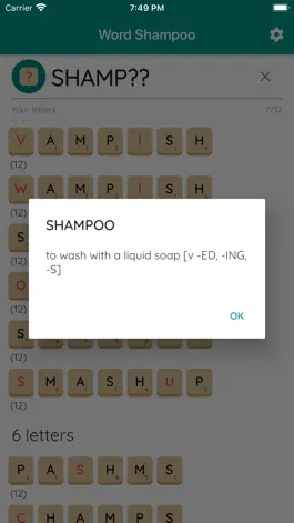 Game screenshot Word Shampoo apk