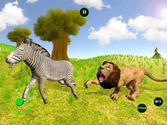 The Lion Forest Wild Animal iPad screenshot