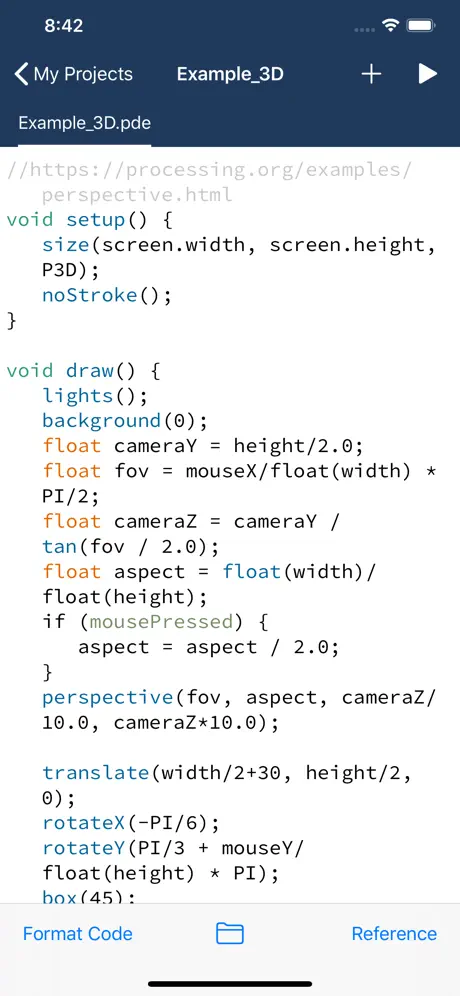 Processing & p5.js iCompiler
