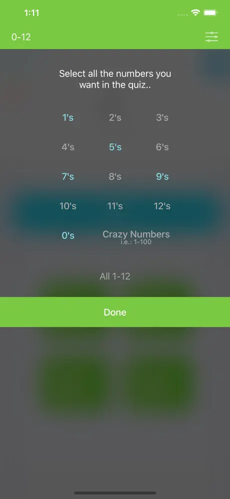 Times Tables - Flash Quiz