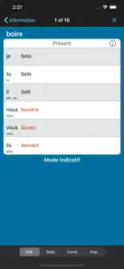 French Verbs & Conjugation L screenshot #3 for iPhone