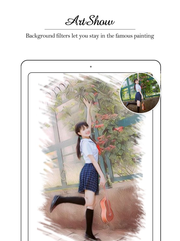 ArtShow Filters - Photo Editor iPad screenshot