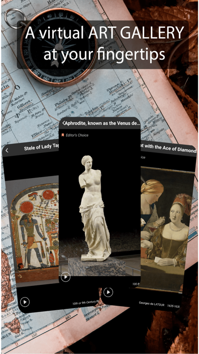 Louvre, Orsay, Pompidou Guide Screenshot