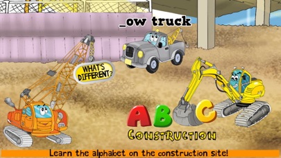 Construction Truck Games ABCのおすすめ画像1