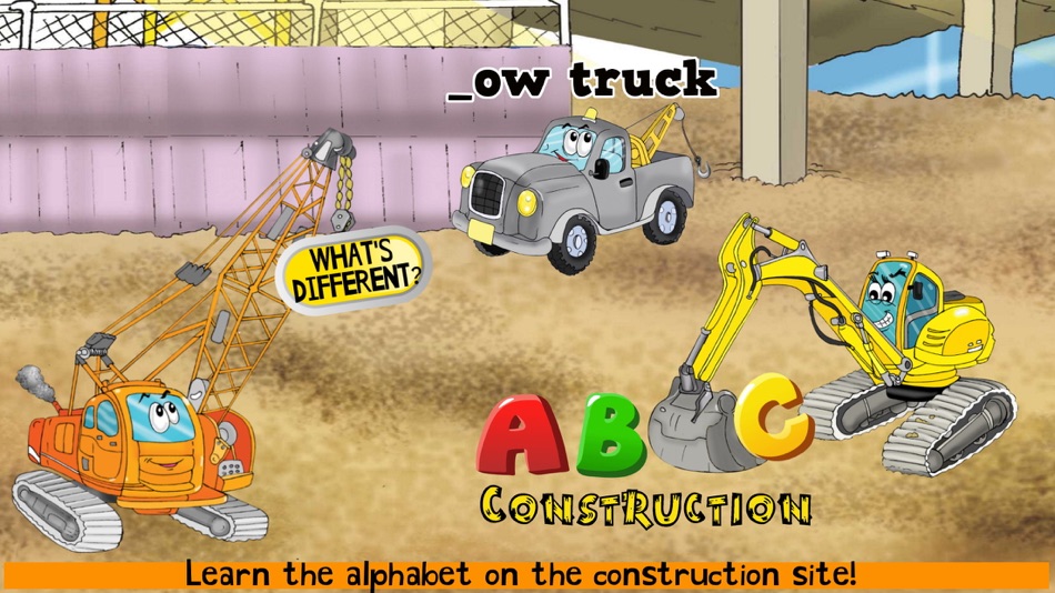 Construction Truck Games ABC - 1.0 - (iOS)