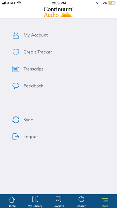 AAN Continuum Audio Screenshot