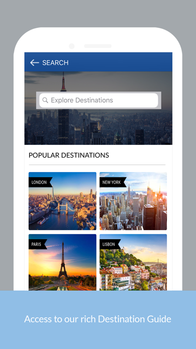 Safe Harbors Business Travel Screenshot