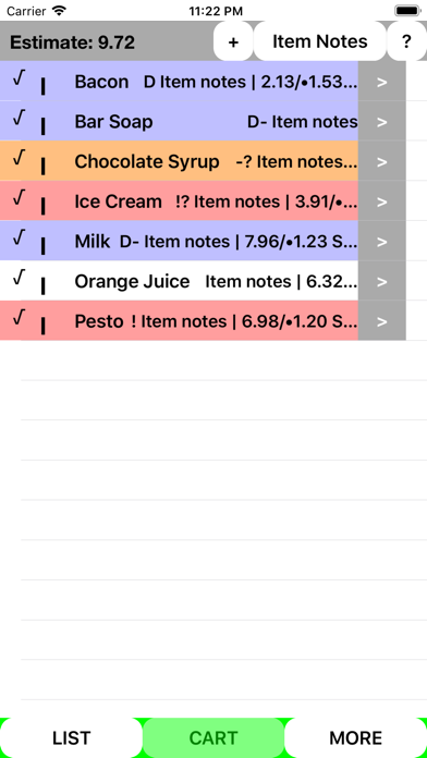 KitchList Screenshot