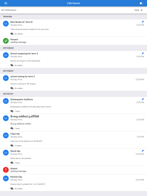 Screenshot #4 pour Smart School Parent