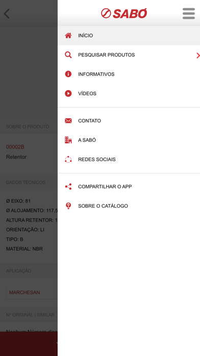 Sabó - Catálogo de Produtos Screenshot