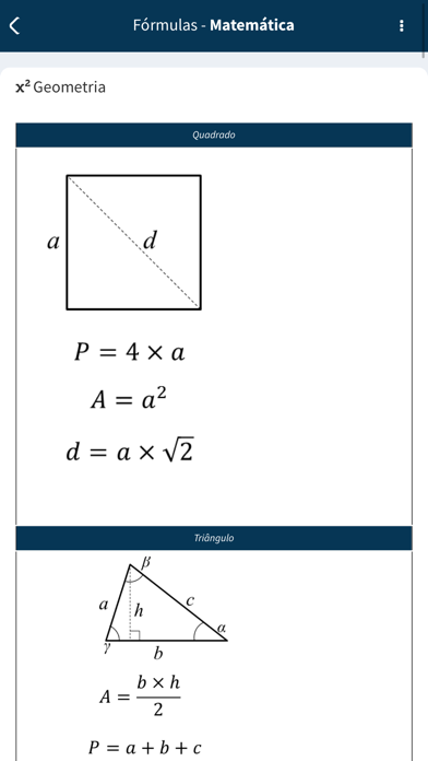 Fórmulas Matemática screenshot 3