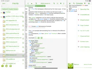 Imagine 2 Python3 IDE Fresh Edition iphone
