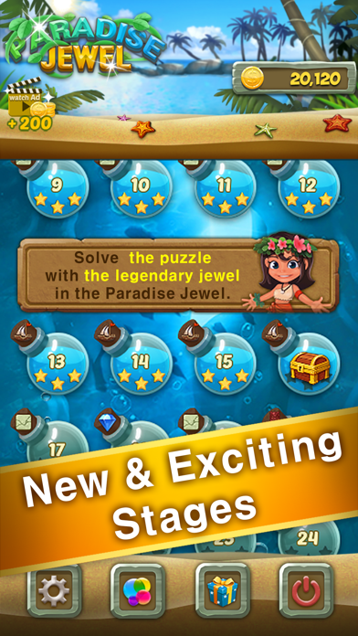 Paradise Jewel: Match-3 Puzzle screenshot 2