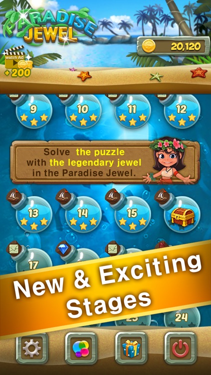 Paradise Jewel: Match-3 Puzzle