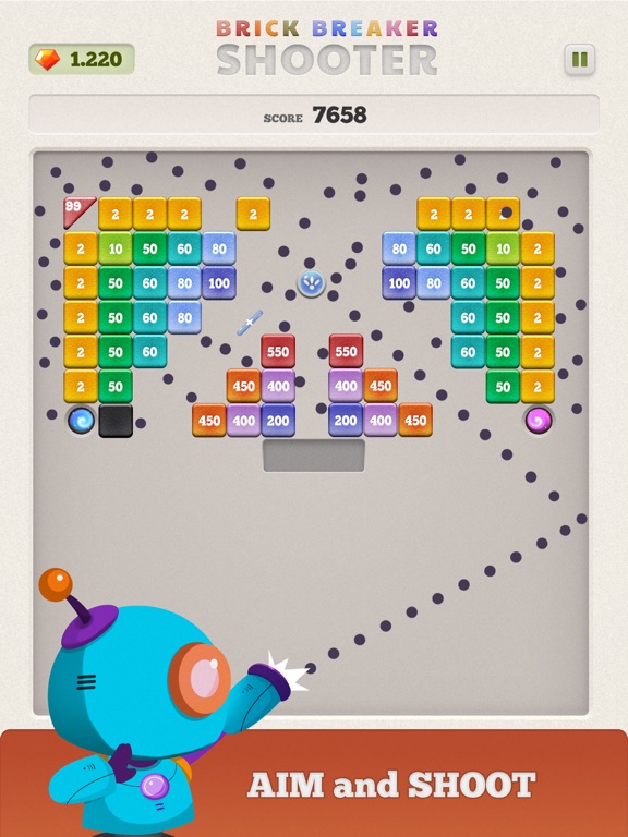 Screenshot #4 pour Bricks Breaker Shooter