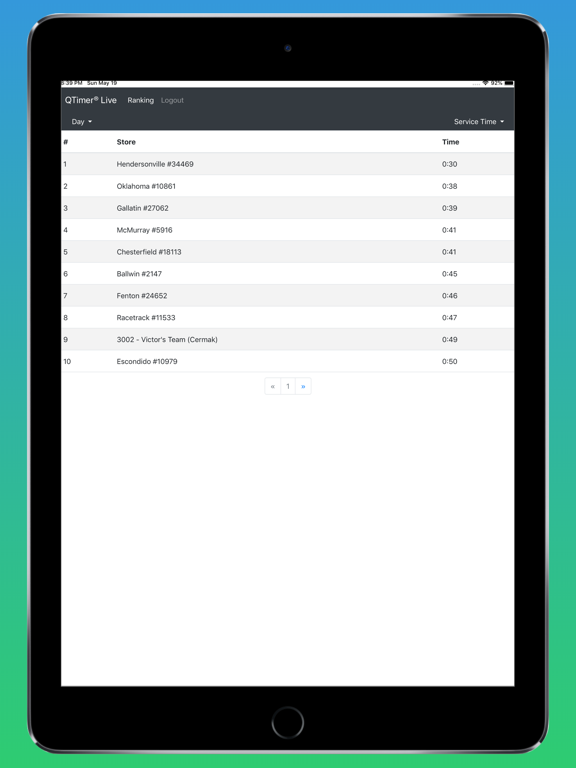 QTimer® Live iPad screenshot 2 - Business app