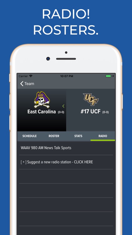 East Carolina Football App