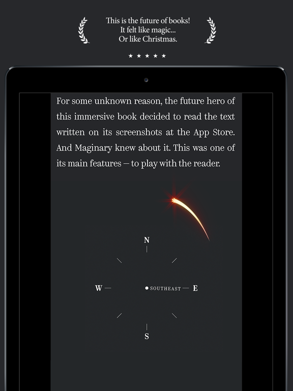 Maginary. Adventure text book. iPad app afbeelding 1