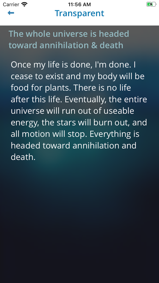 #3. Transparent App (iOS) Podle: Assumptions Institute