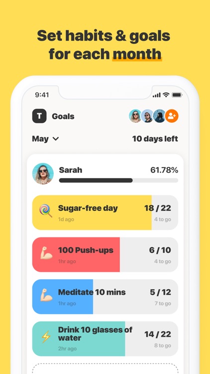 WithPeers - Goals Habit Share