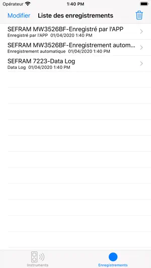 Sefram Connect screenshot 2