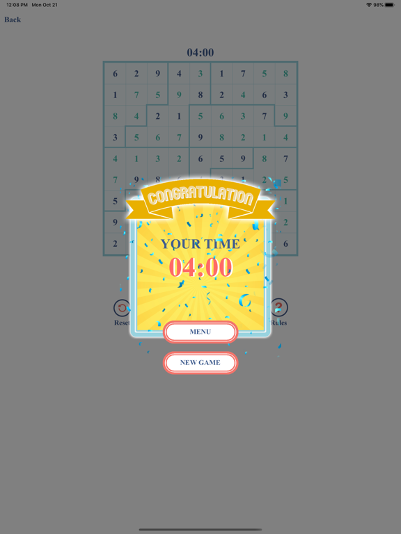 Jigsaw Sudoku Challenge iPad screenshot