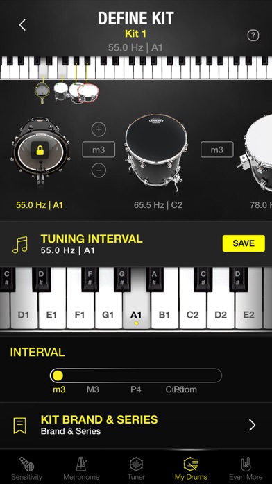 Screenshot #3 pour Drumtune PRO | Drum Tuner