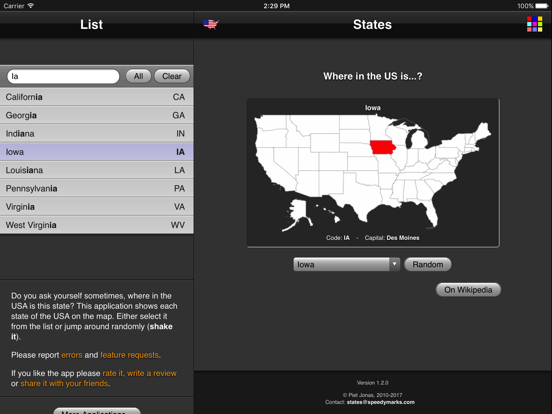 Screenshot #4 pour US States XL