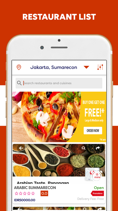 Screenshot #1 pour FoodnGo: Online food ordering