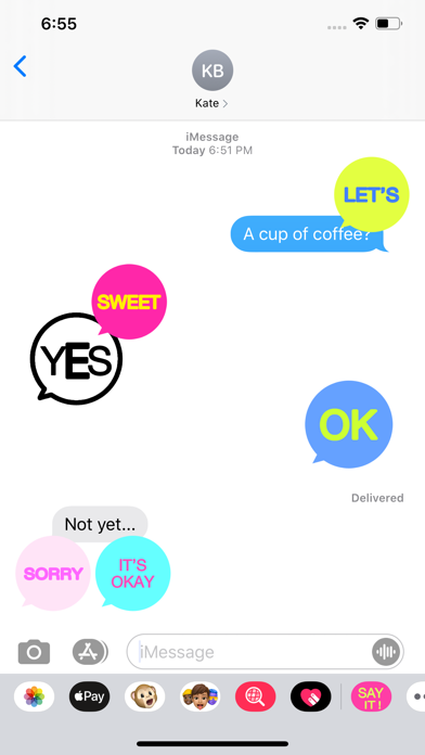 Say It! - Bubble Stickers screenshot 3