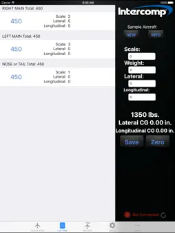 iACWeigh screenshot 2