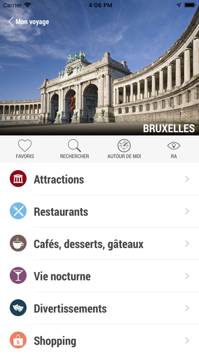 Mobitrip iPhone screenshot 4 - Travel app