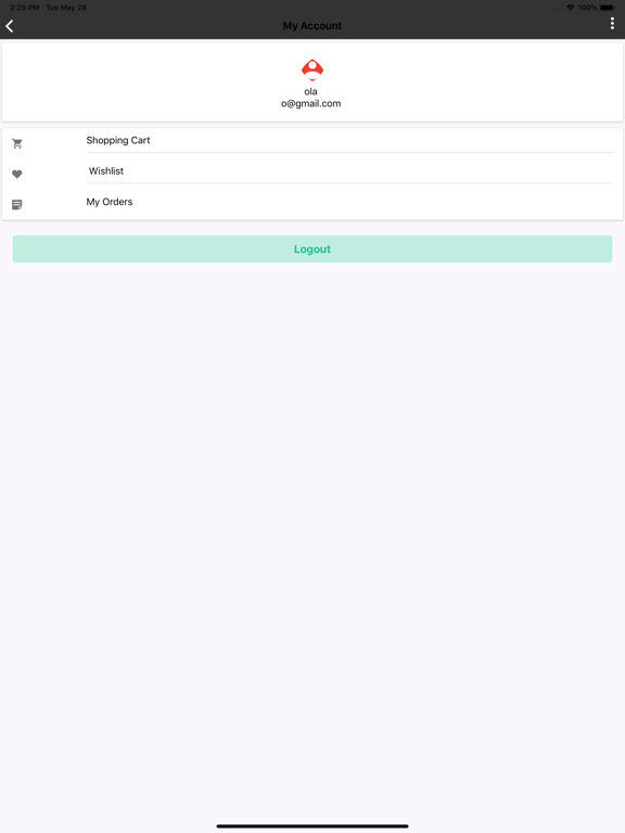 Alsayer shop iPad screenshot