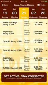 Rowan Campus Recreation screenshot