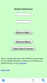 barcode lite - to web scanner iphone screenshot 1