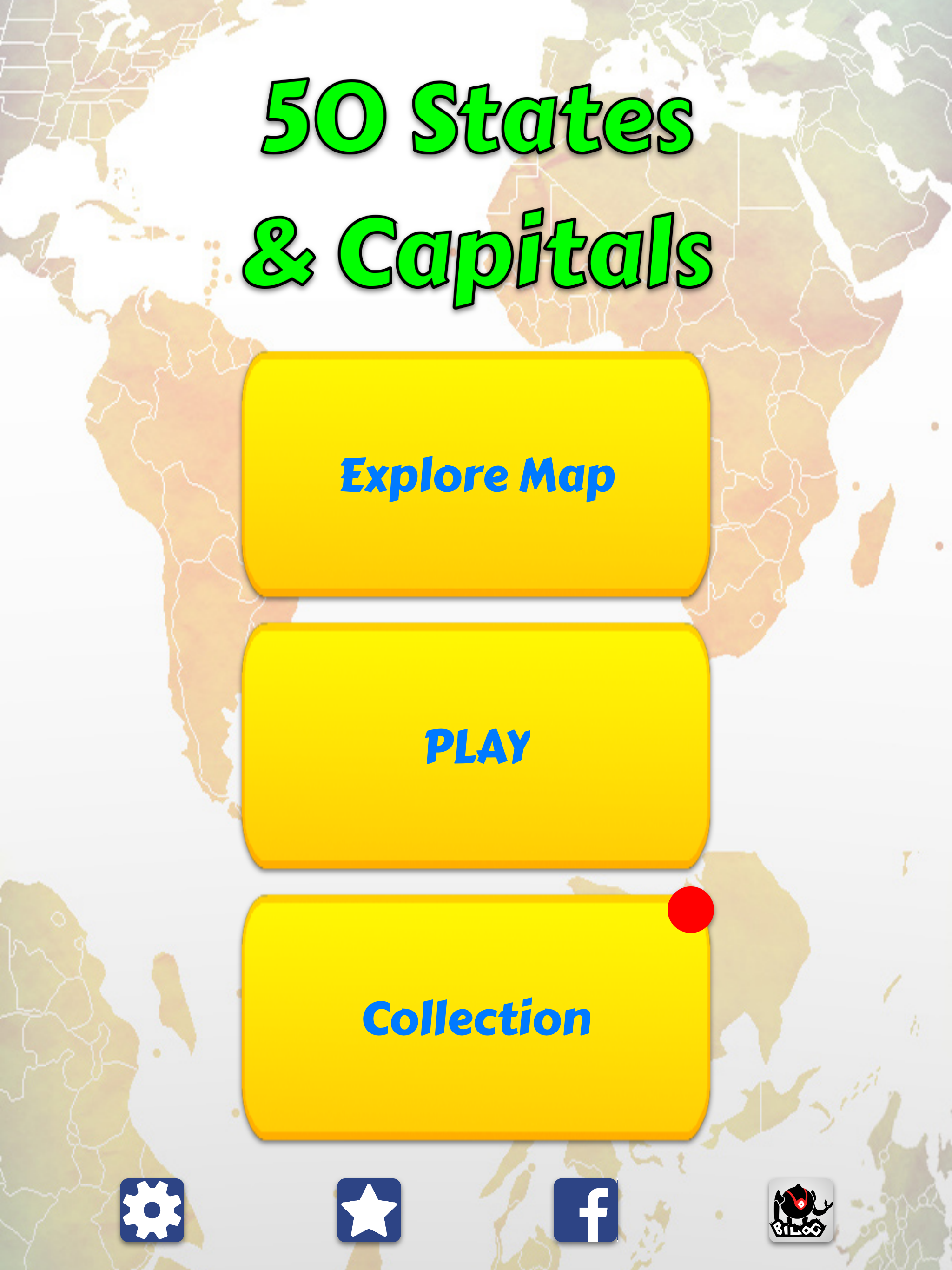 50 States and Capitals screenshot 7