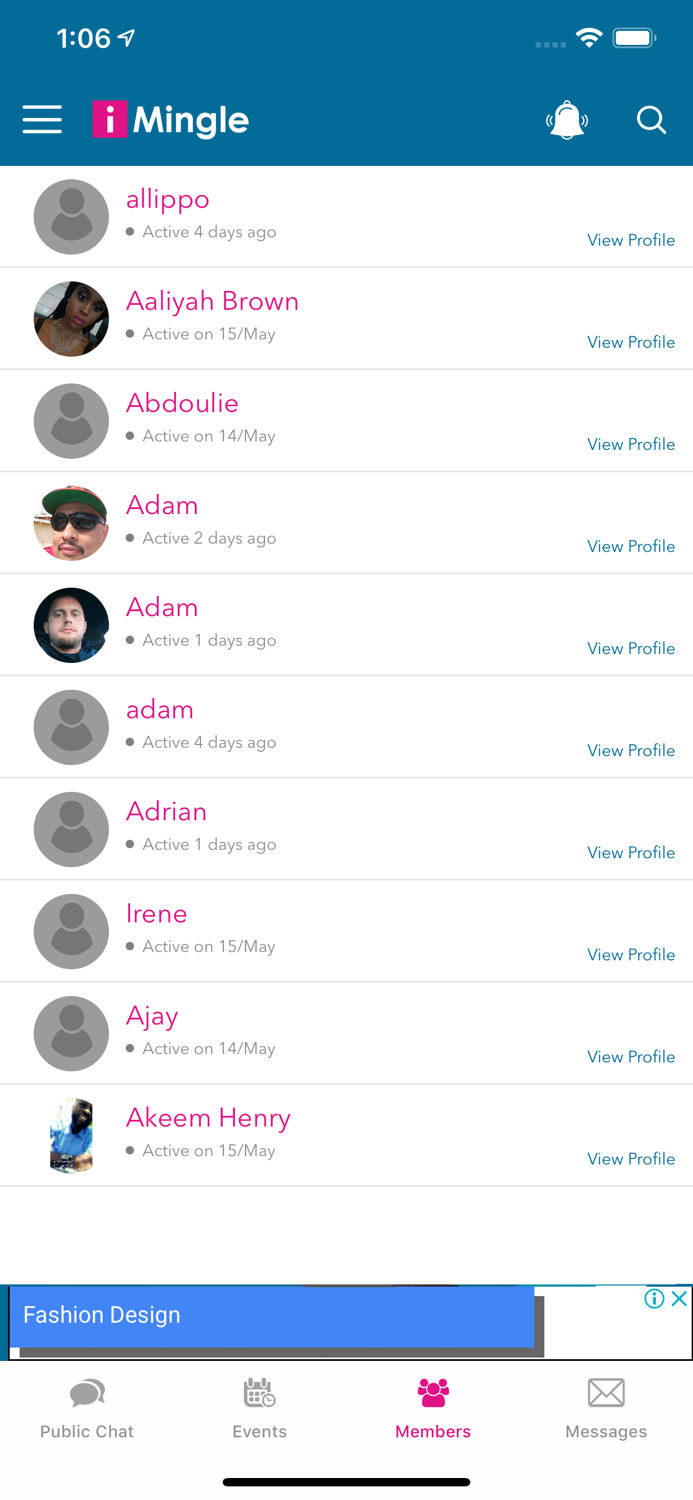 iMingle - Social Events