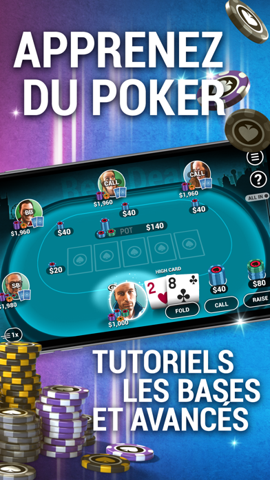 Screenshot #1 pour How to Poker - Apprenez Holdem