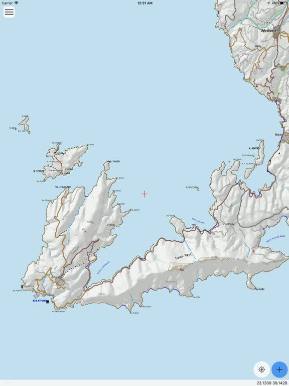 Toponavigator Greece topo mapsのおすすめ画像3