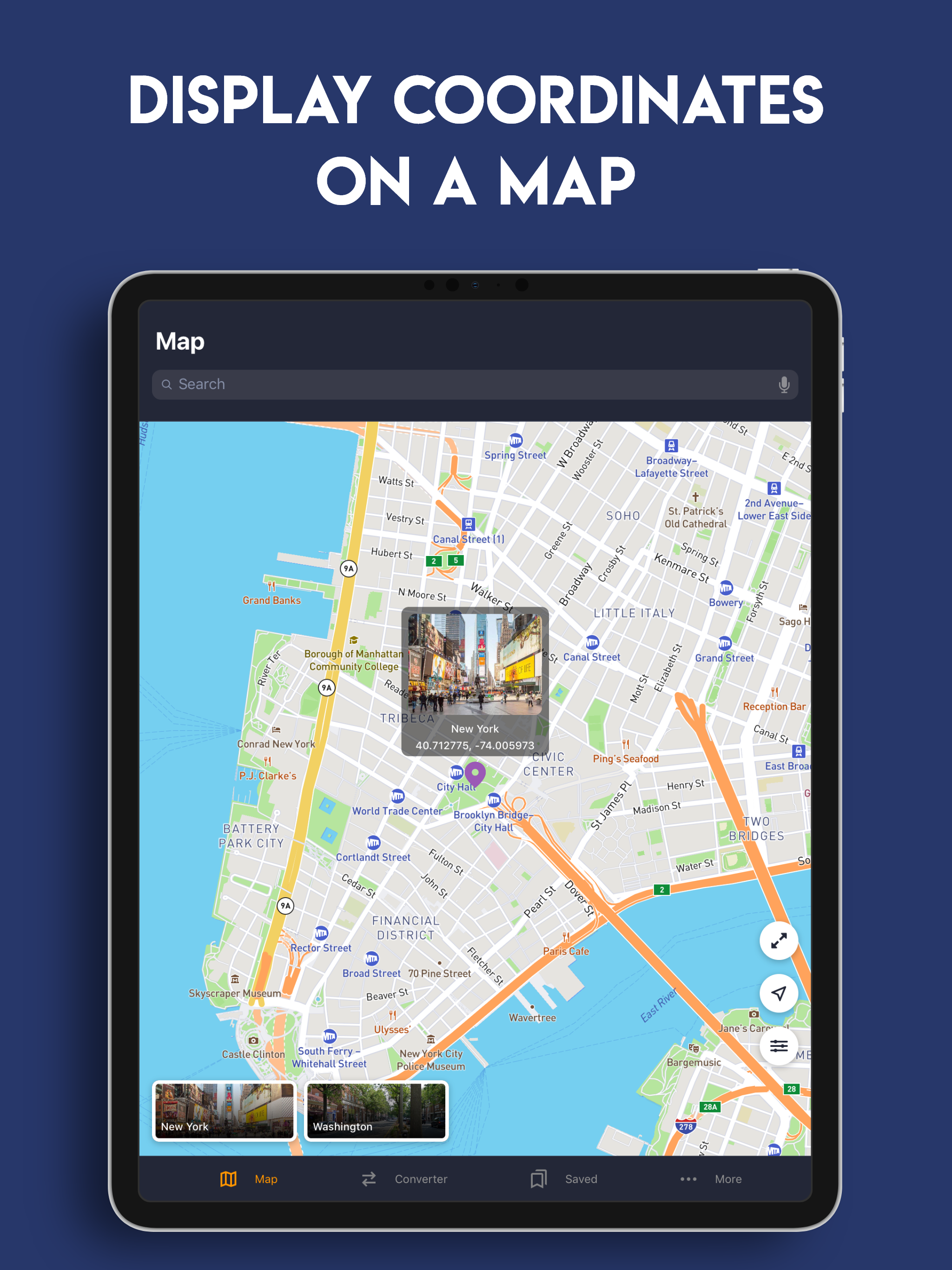 GPS Coordinates Converter App