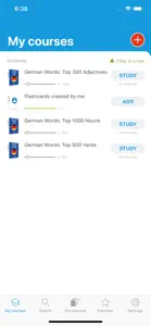 Learn German: VocApp Language screenshot #1 for iPhone