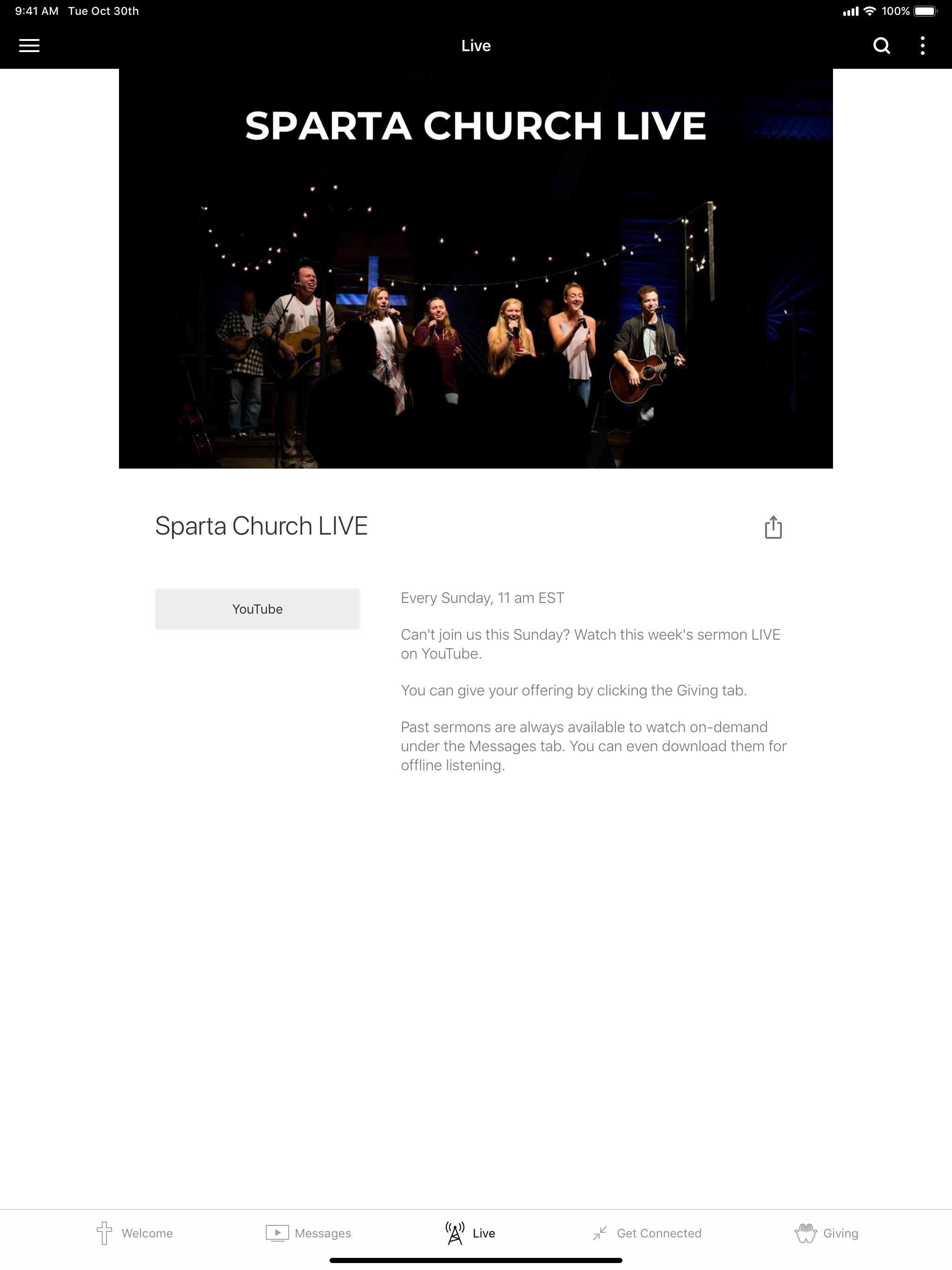 Sparta Church screenshot 6