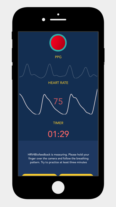 HRV4Biofeedback screenshot1