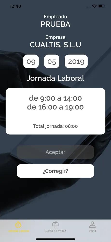 Cualtis Registro Jornada