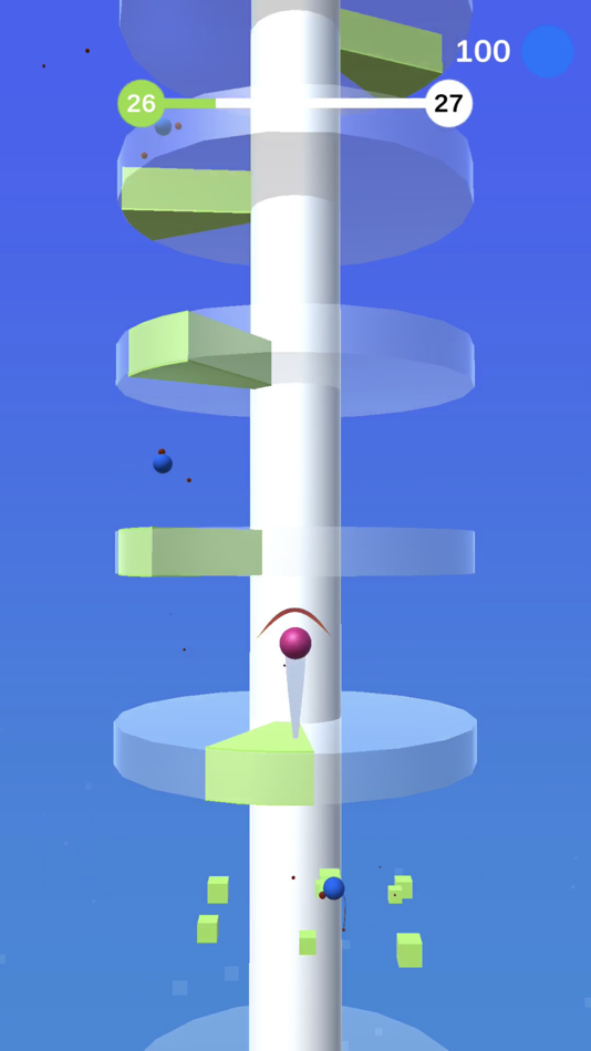 #9. Helix Bounce (iOS) 由: Mohammad Oumari