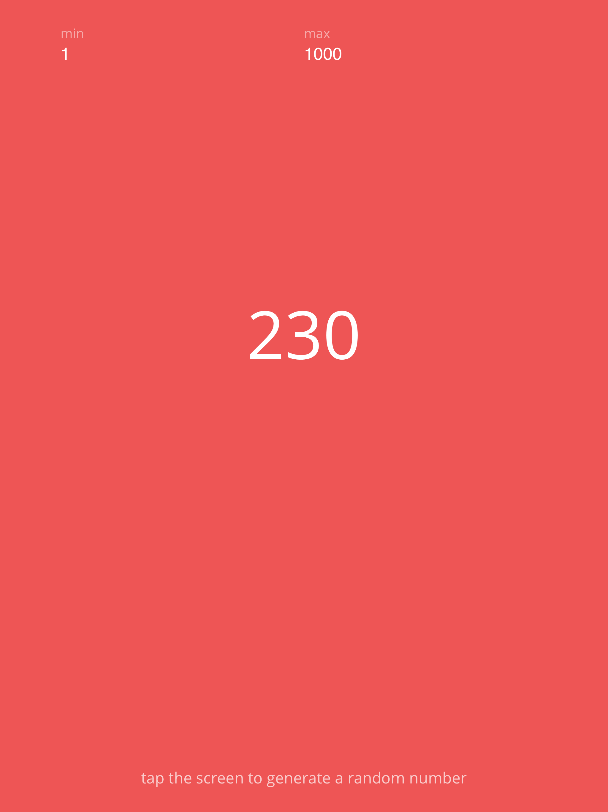 A Random Number Generator