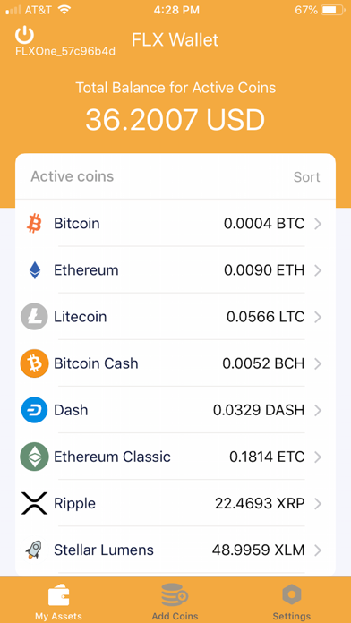Screenshot #1 pour FLX Wallet